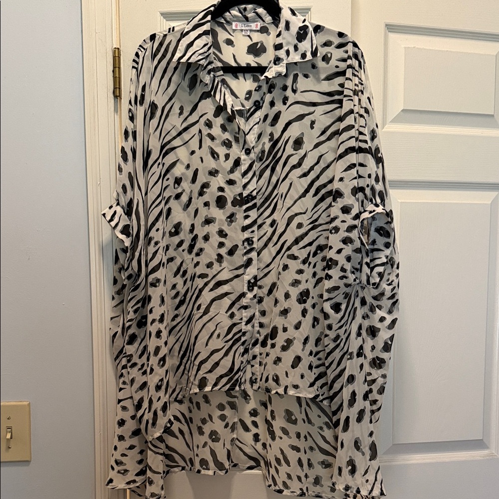 Animal Print Top